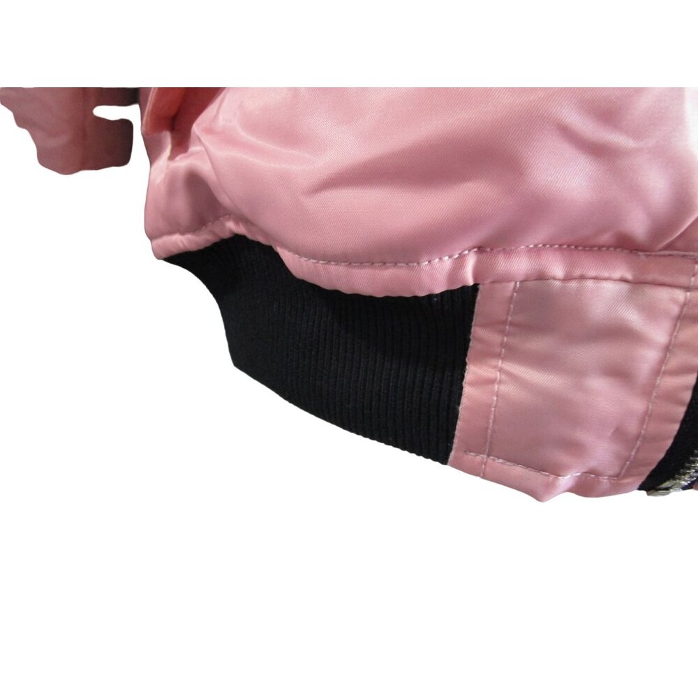 South Pole All Trap Money ATM Pink Black Vintage Bomber Jacket S/M Vintage GUC - Picture 11 of 16